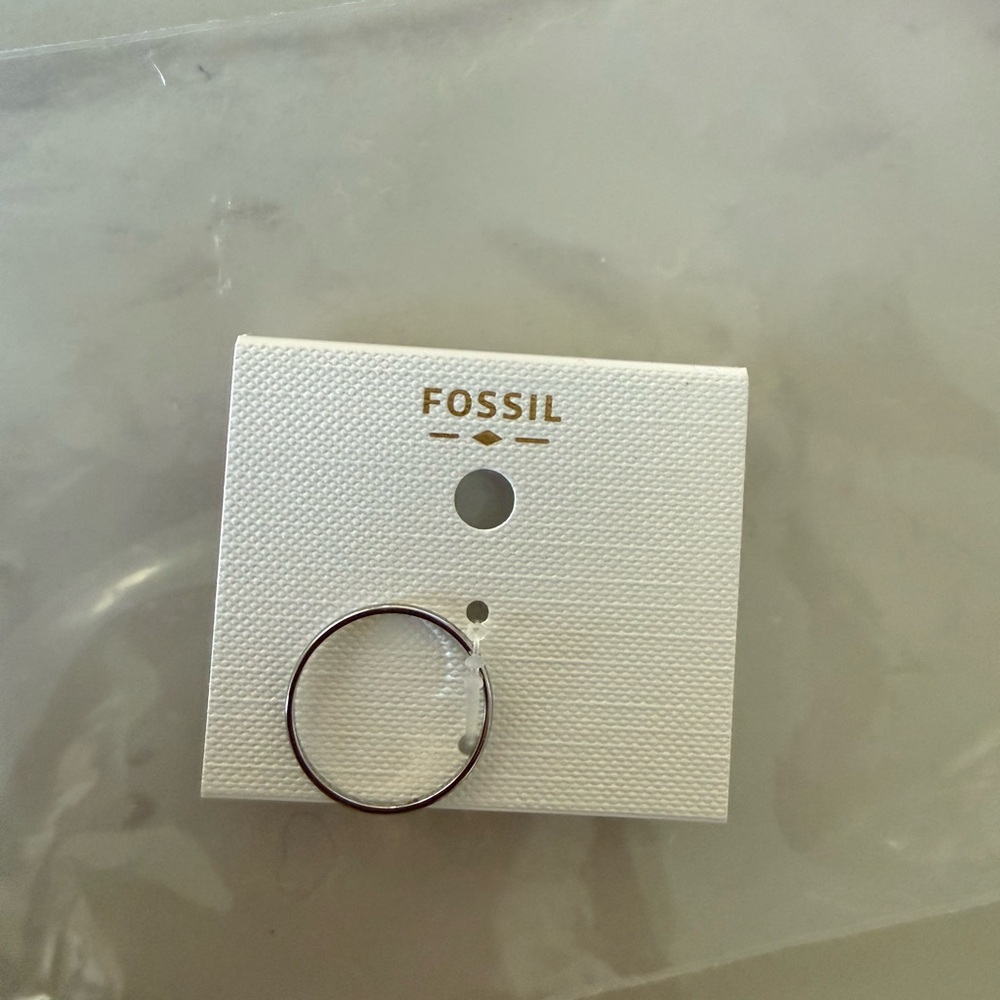 Fossil Silver-Tone Ring